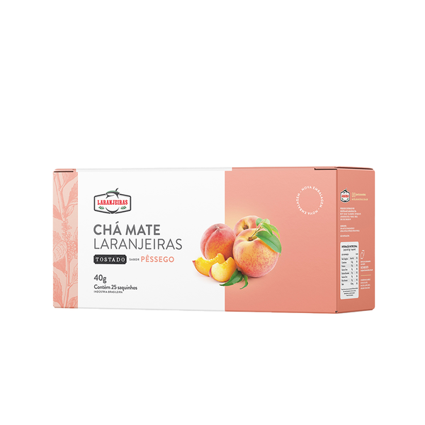 Chá Mate Laranjeiras 40g C/25 Pêssego