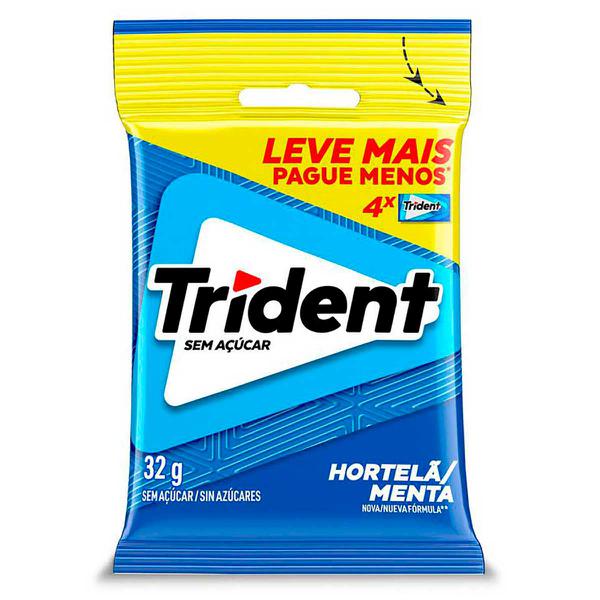Chiclete Trident C/4 32g Hortelã