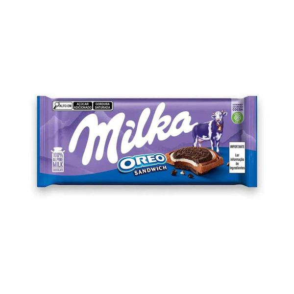 Chocolate Barra Milka 92g Oreo Sadwich