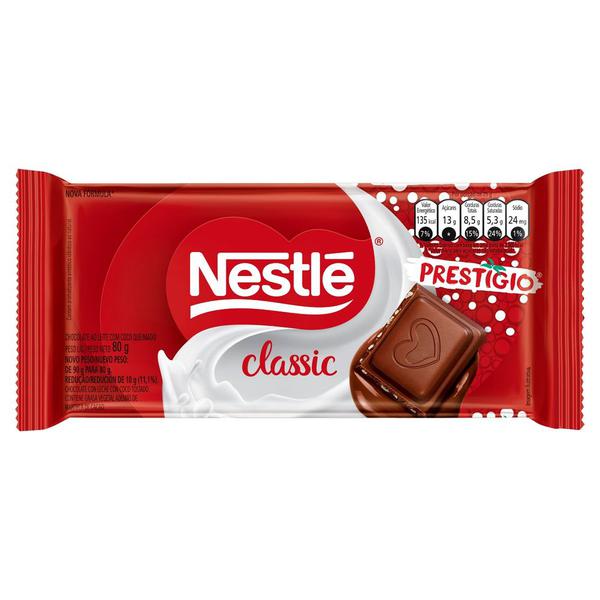 Chocolate Barra Nestlé 80g Prestigio