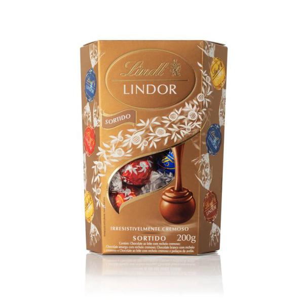 Chocolate Importado Lindor Cornet 200g Sortido