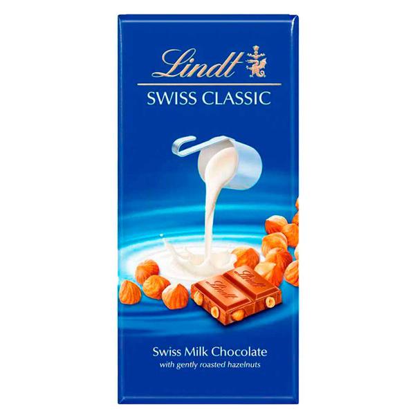 Chocolate Importado Lindt Classic 100g Ao Leite com Avelã