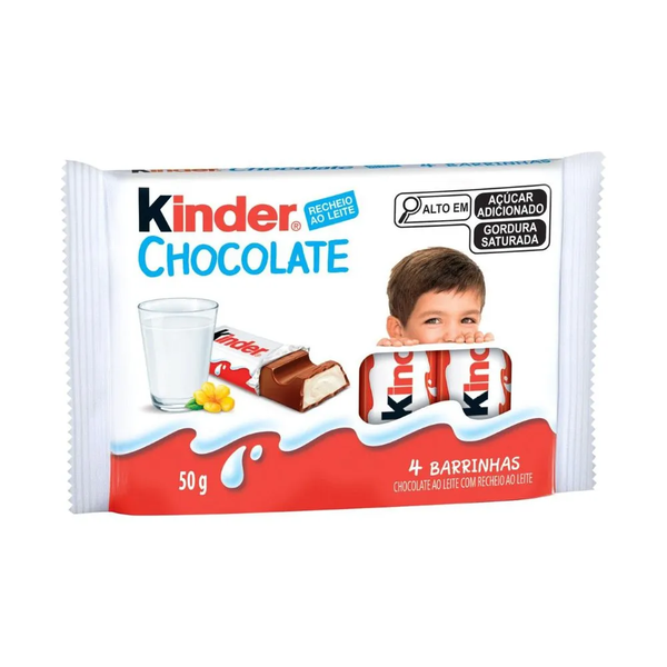 Chocolate Kinder 50g 4 Unidades