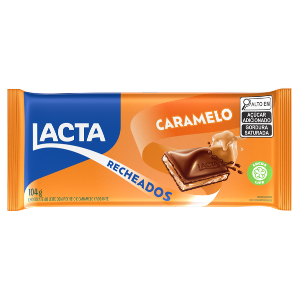 Chocolate Lacta 80g Ao Leite Caramelo