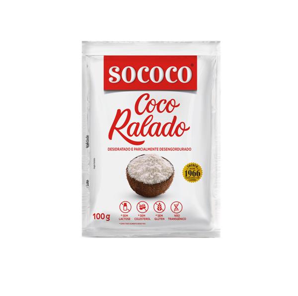 Coco Ralado Sococo 100g Tradicional Puro