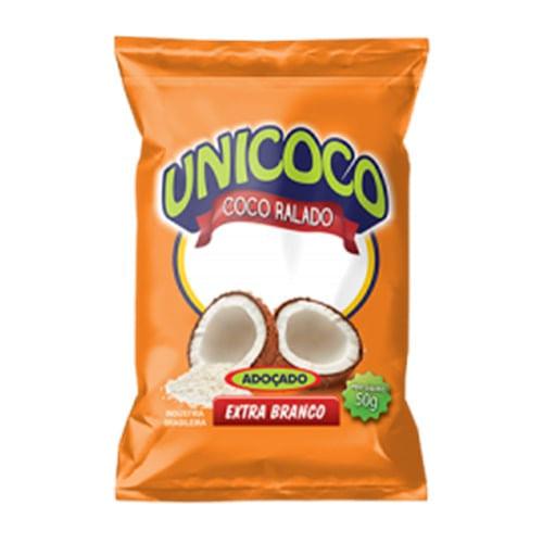 Coco Ralado Unicoco 50g Adoçado