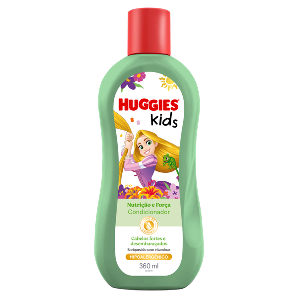 Condicionador Huggies 360ml Kids Rapunzel Nutrição e Força