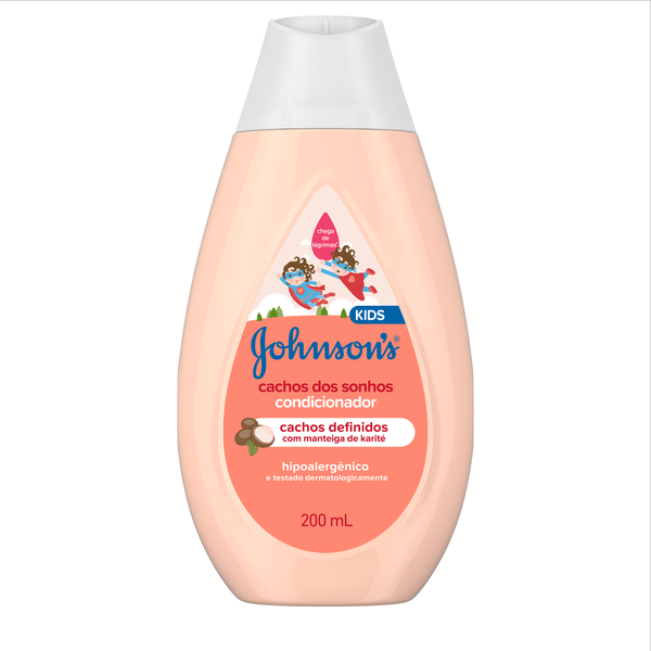 Condicionador Johnsons Baby 200ml Cabelo Cacheado