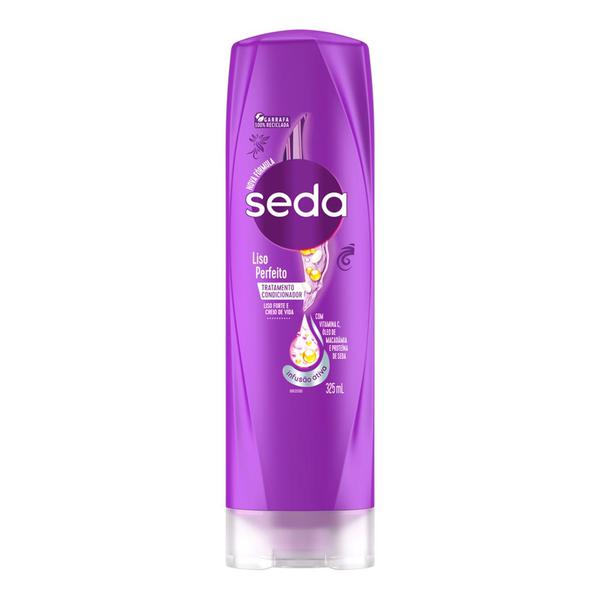Condicionador Seda 325ml Liso Perfeito