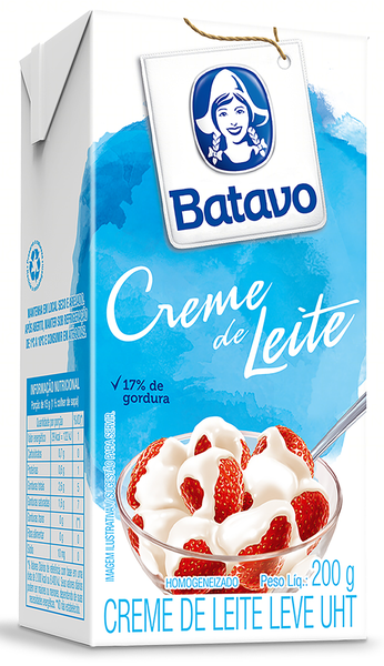 Creme de Leite Batavo 200g Tp-17% Gordura