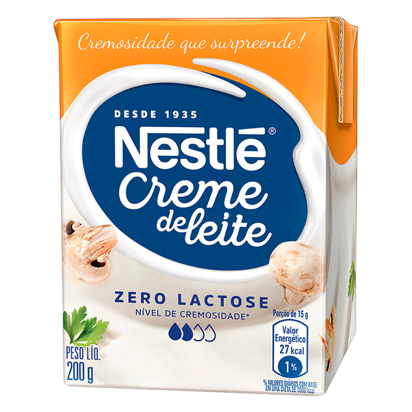 Creme de Leite Nestle 200g Tp - Zero Lactose