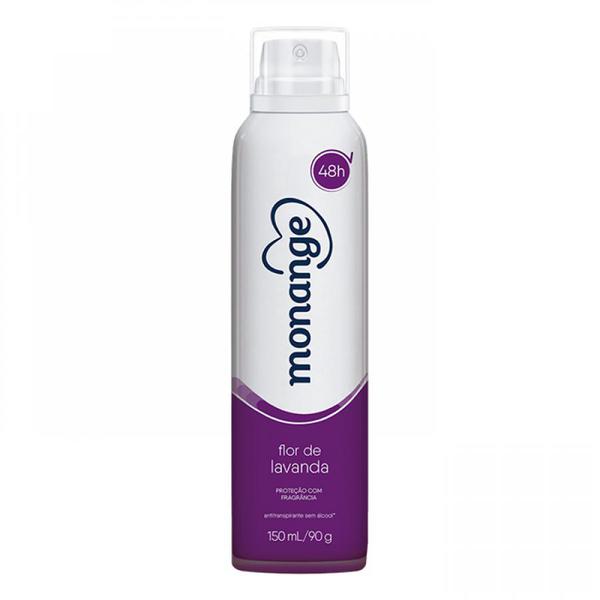 Desodorante Aerosol Monange 150ml - Flor Lavanda