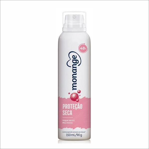 Desodorante Aerosol Monange 150ml - Proteção Seca
