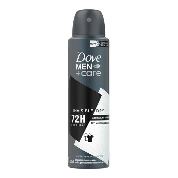 Desodorante Dove Aer 150ml Masc Invisible Dry