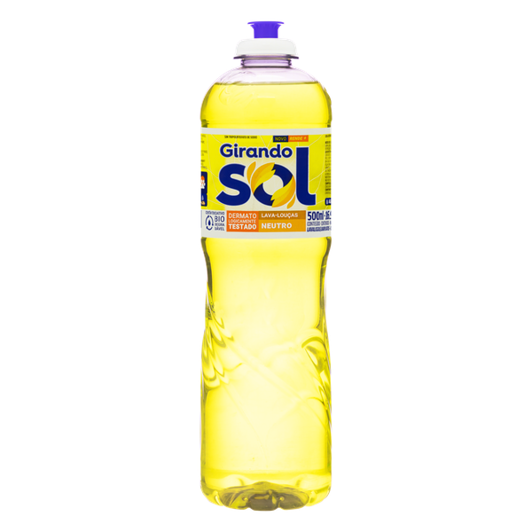 Detergente Líquido Girando Sol 500ml Neutro