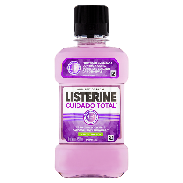 Enxaguante Bucal Listerine 250ml Cuidado Total