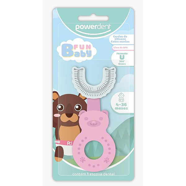 Escova Dental Powerdent Infantil Fun Baby