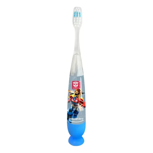 Escova Dental Powerdent Transformers C/Pisca Flash Kids