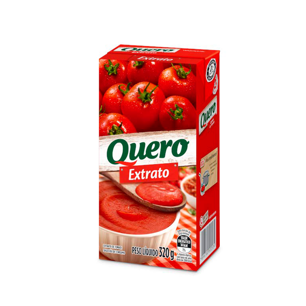 Extrato de Tomate Quero 320g