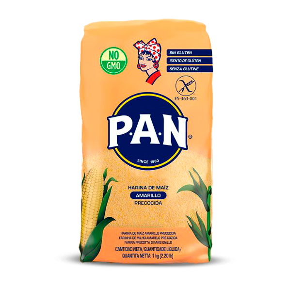 Farinha de Milho Pan 1kg Amarela