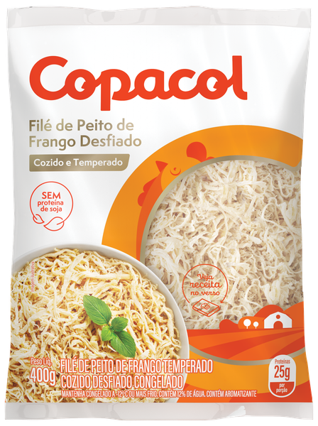 Filé Peito Copacol Coz e Temp Congelado 400g