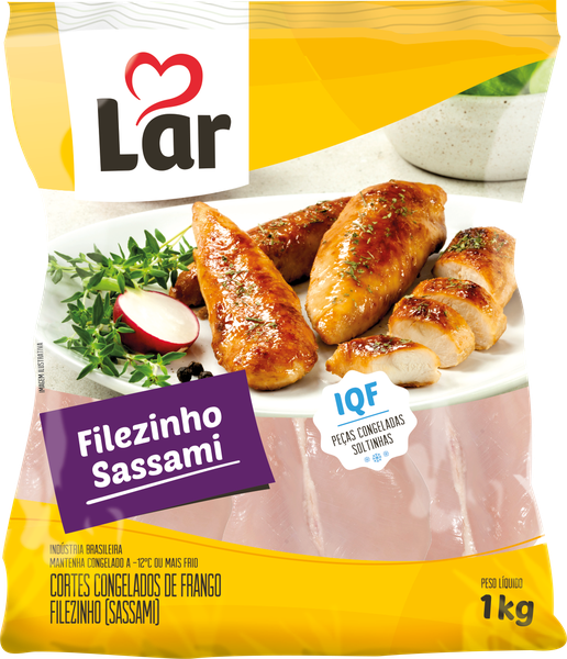 Filezinho Sassami de Frango Lar 1kg