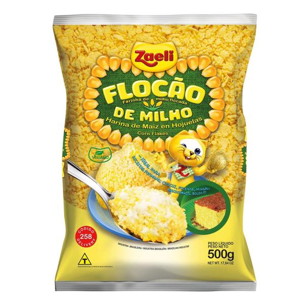 Flocão De Milho Zaeli 500g