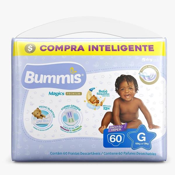 Fraldas Bummis Premium Hiper C/60 G
