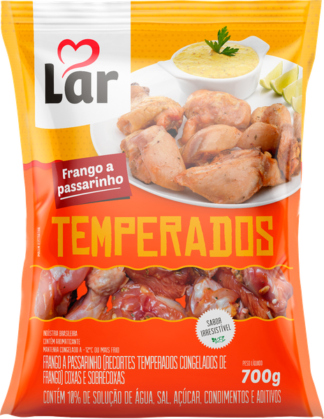 Frango a Passarinho Lar Temp Cong 700g