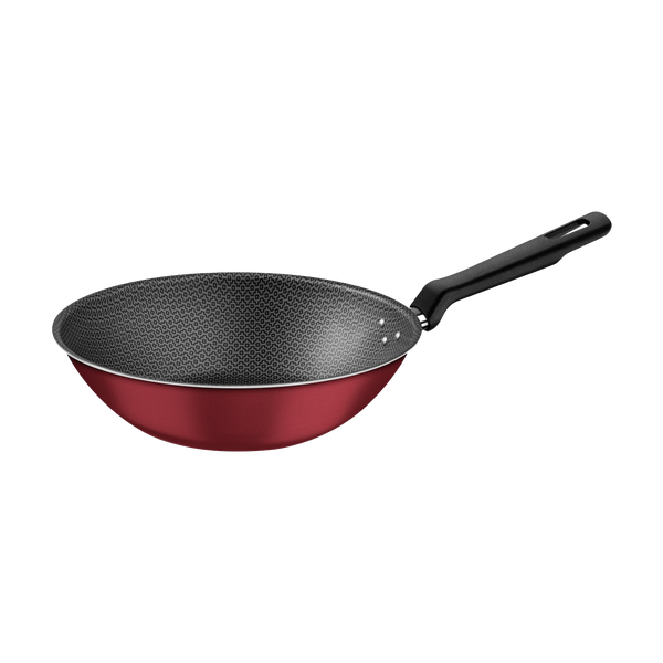 Frigideira Wok Tramontina Loreto Vemelho 24cm 2,2L