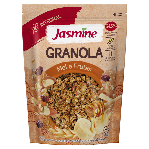 Granola Jasmine 250g Mel e Frutas