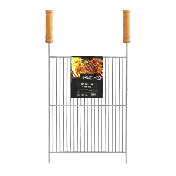 Grelha Parrilha Linha Prata Grilazer 40x50cm