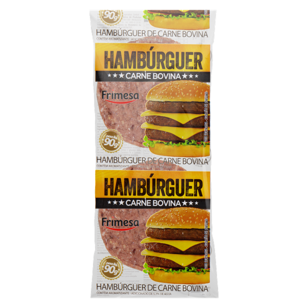 Hambúrguer Frimesa 90g Bovino
