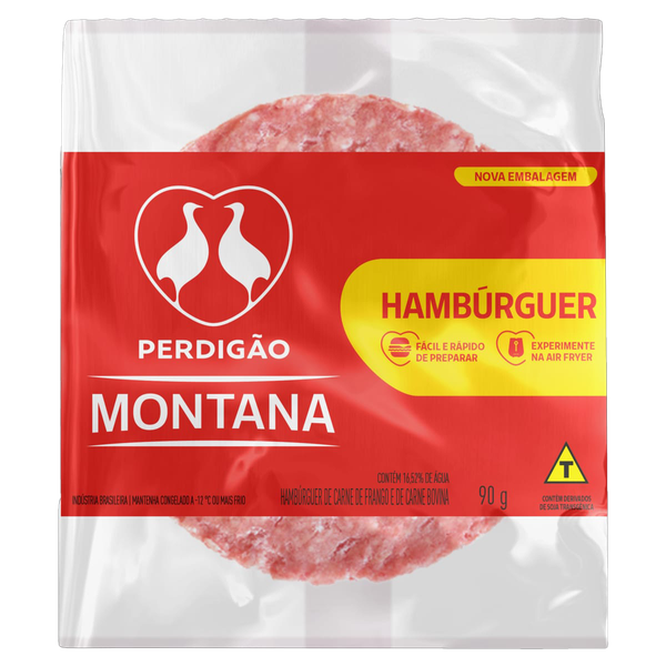 Hambúrguer Perdigão 90g Unidade