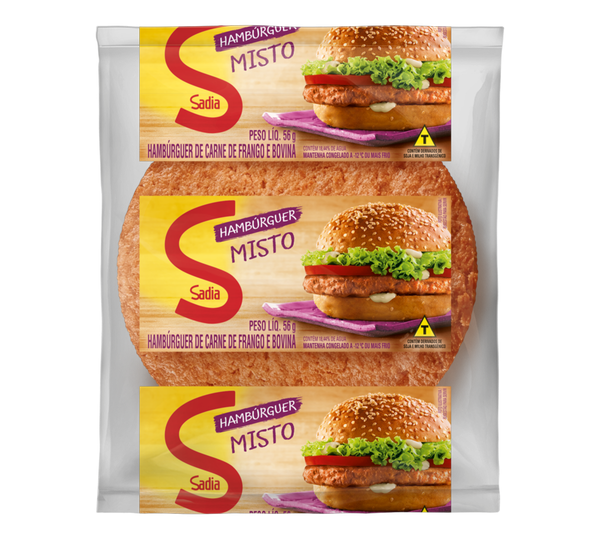 Hambúrguer Sadia 56g Misto