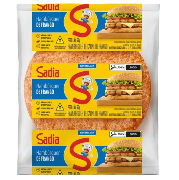 Hambúrguer de Frango Sadia 56g