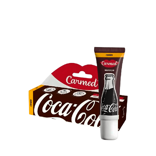 Hidratante Labial Carmed 10g Coca-Cola Marrom
