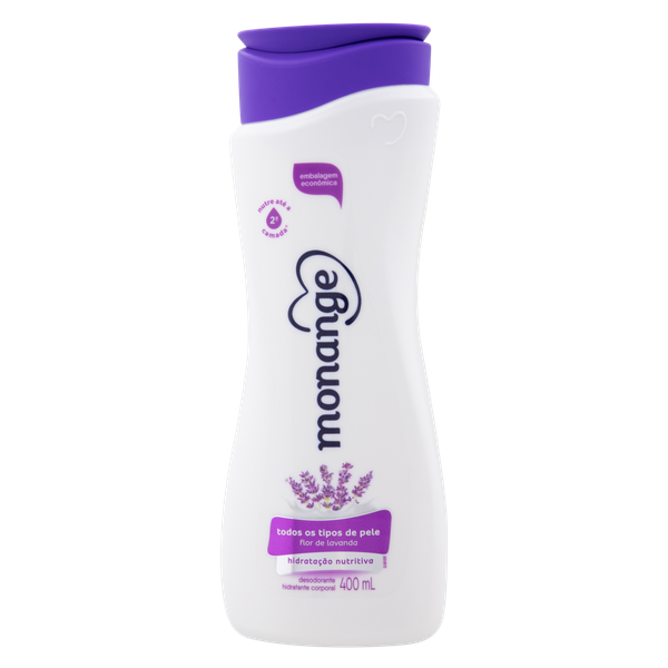 Hidratante Monange 400ml Flor de Lavanda