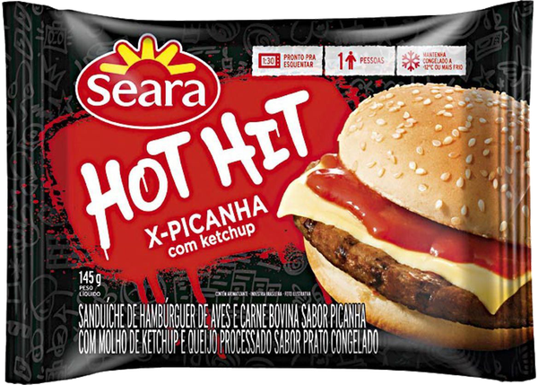 Hot Hit Seara 145g X Picanha C/Ketchup