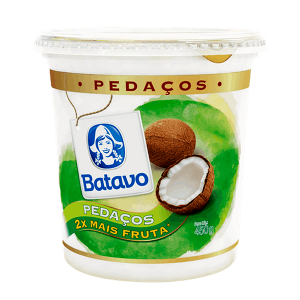 Iogurte Batavo 450g Pedacos Coco