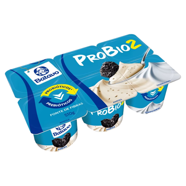 Iogurte Batavo Probio2 510g Ameixa / Tradicional