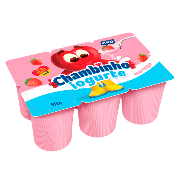 Iogurte Chambinho 510g Morango