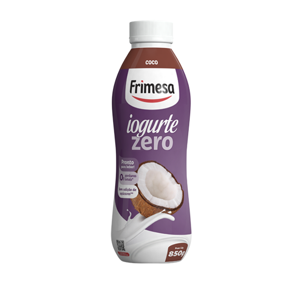 Iogurte Frimesa 850g Zero Açúcar Coco