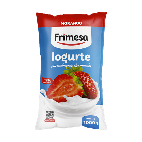 Iogurte Frimesa Pacote 1000g Morango