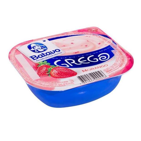 Iogurte Grego Batavo 100g Morango