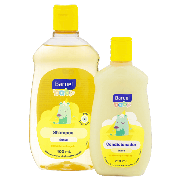 Kit Baruel Shampoo 400ml + Condicionador 210ml Suave