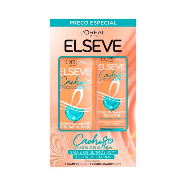 Kit Elseve Shampoo 375ml + Cond. 170ml - Cachos
