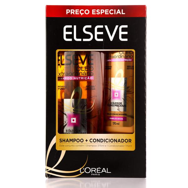 Kit Elseve Shampoo 375ml + Cond. 170ml - Óleo Extraordinário