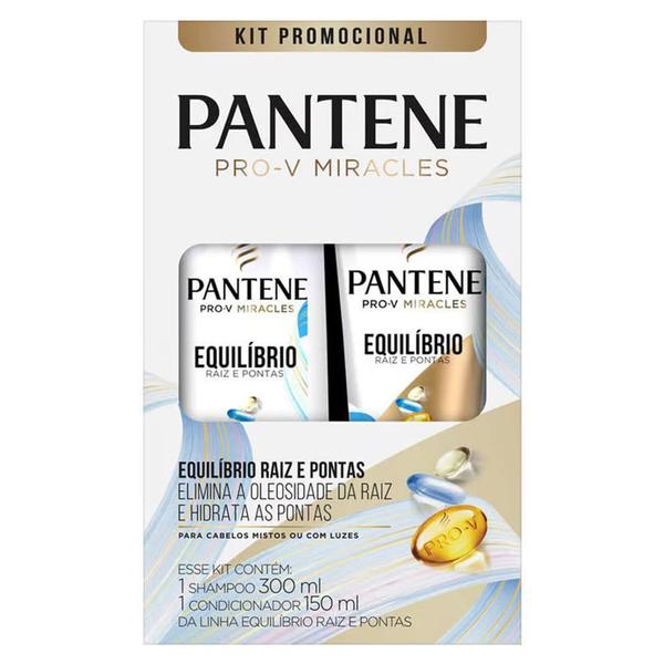 Kit Pantene Shampoo 350ml + Cond.150ml Equilíbrio