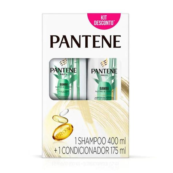 Kit Pantene Shampoo 350ml + Cond.175ml Bambu